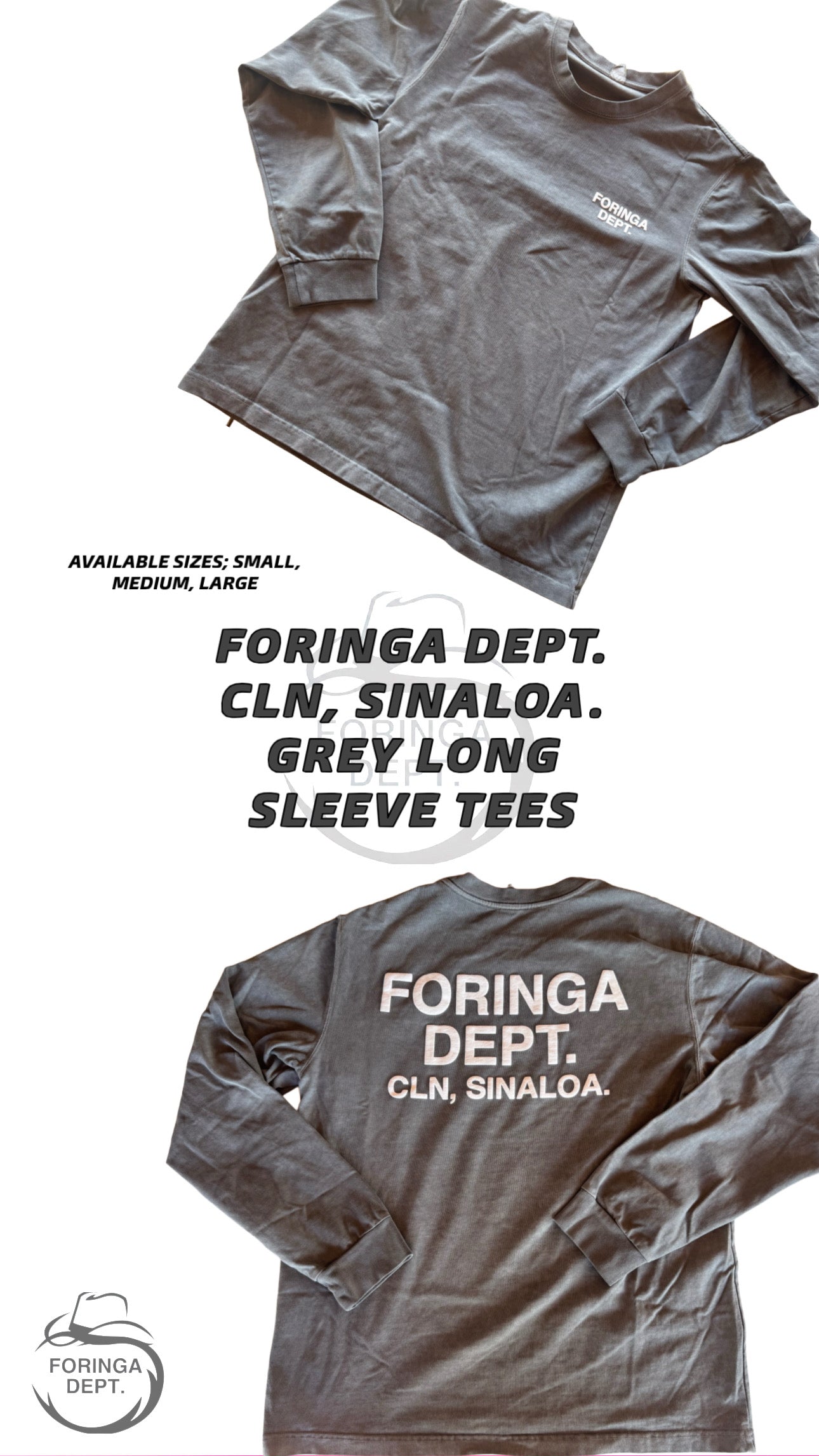 FDPT. Gray Long Sleeves CLN