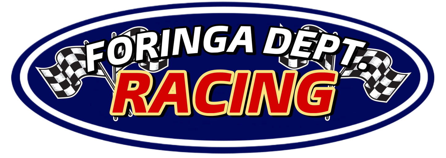 Foringa Dept. Racing Oval Decal 7”x2.6”