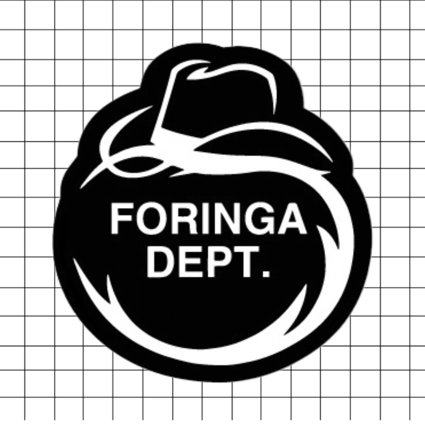 Foringa Dept. 4.7”Sombrero Decal