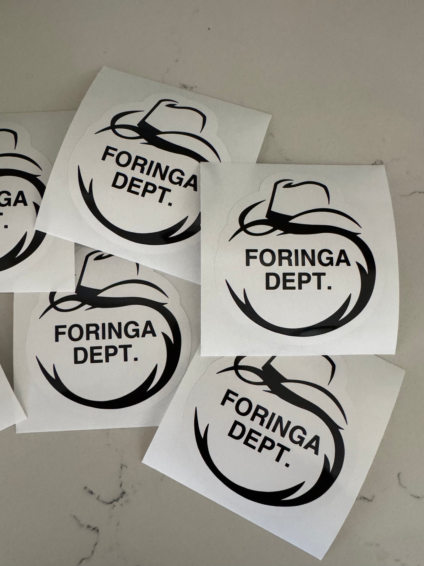 Foringa Dept. 4.7”x4.3” Sombrero Decal
