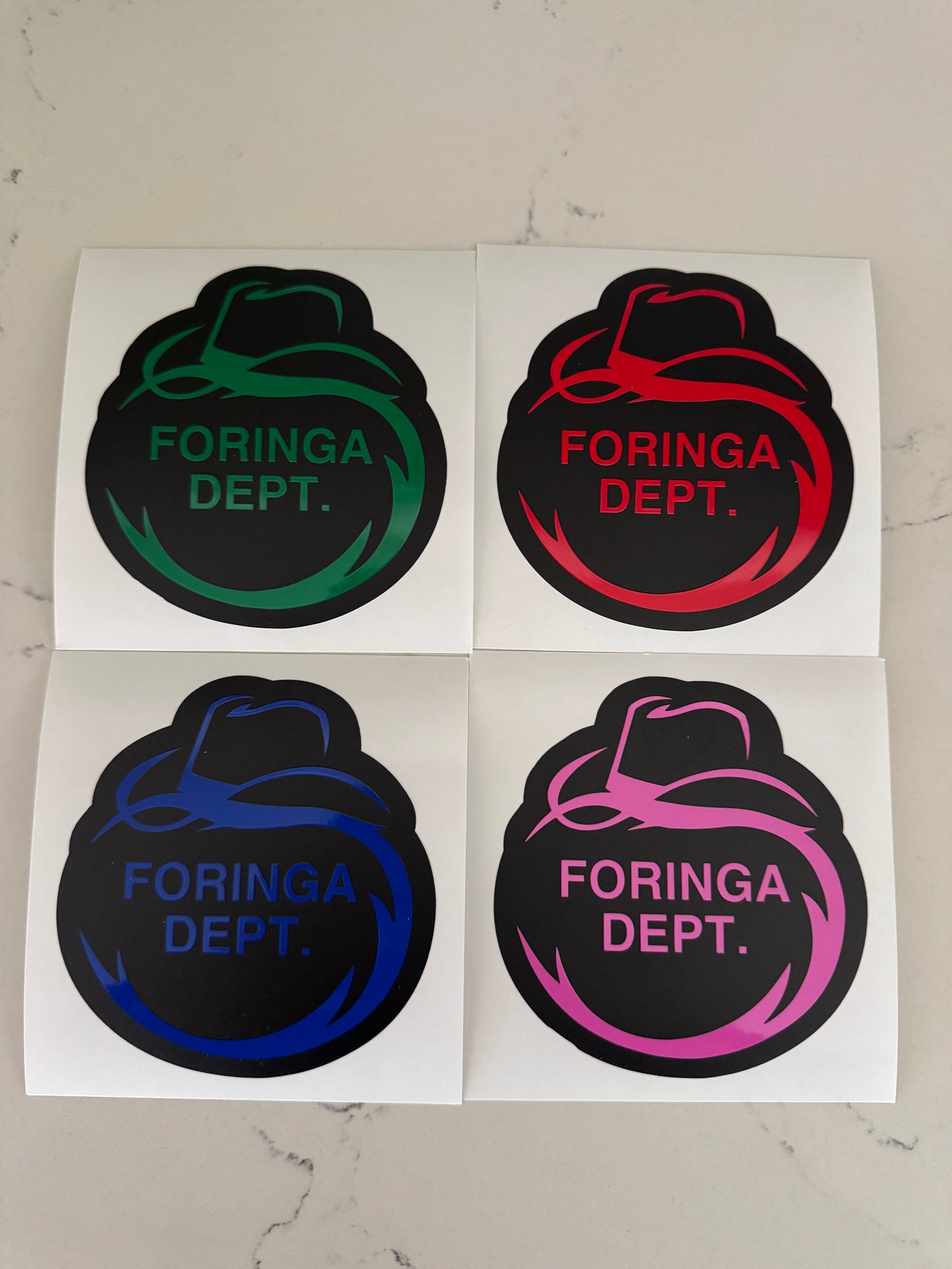 Foringa Dept. 4.7”x4.3” Sombrero Decal