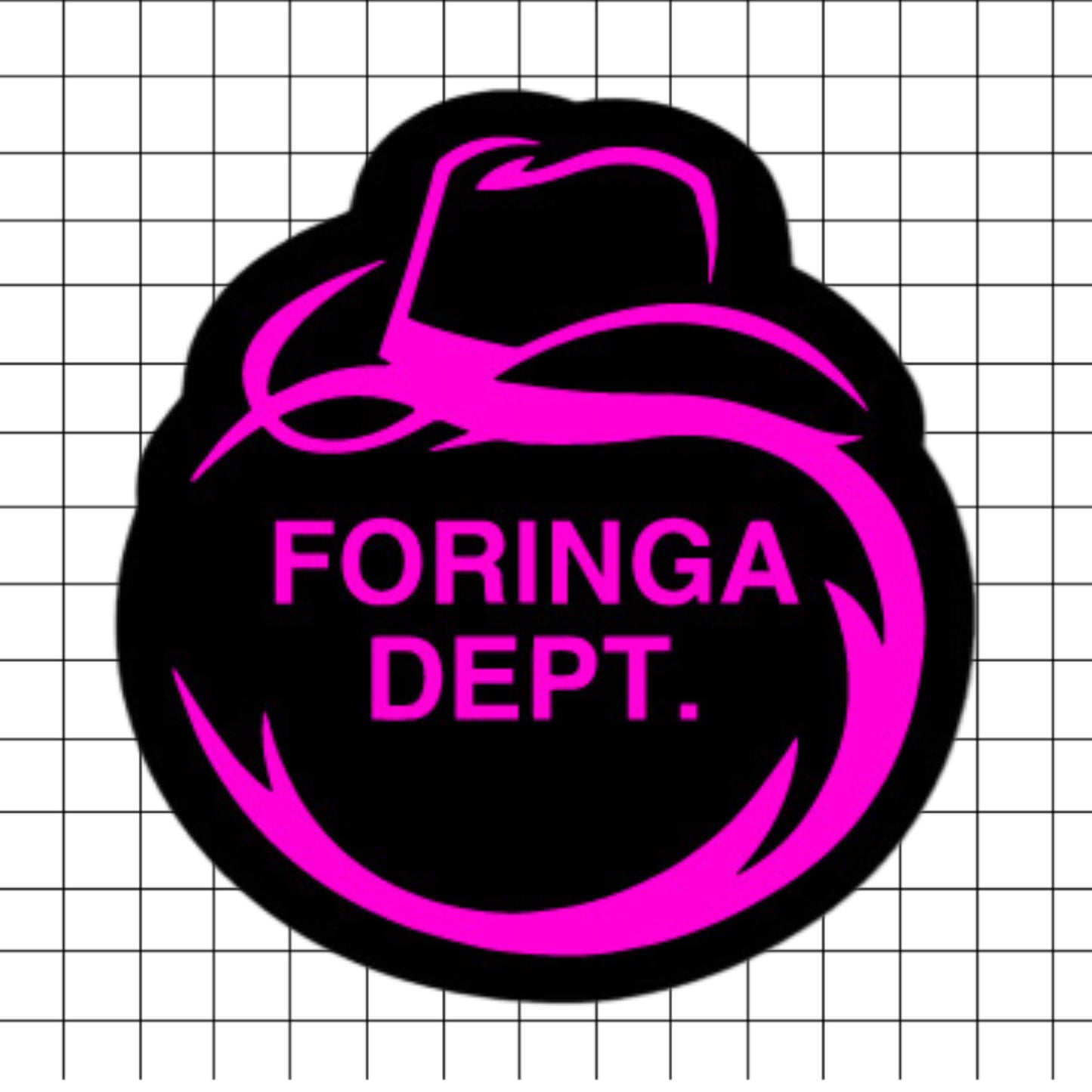 Foringa Dept. 4.7”Sombrero Decal
