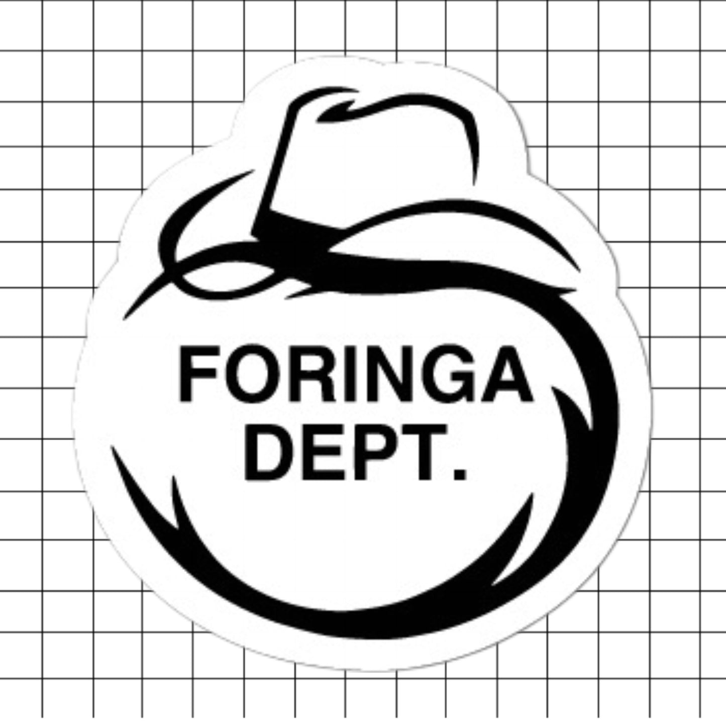 Foringa Dept. 4.7”Sombrero Decal
