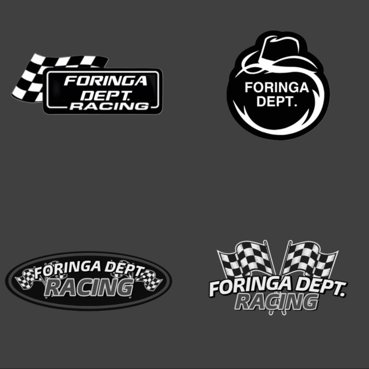 4” RANDOM DECALS (set of 5)