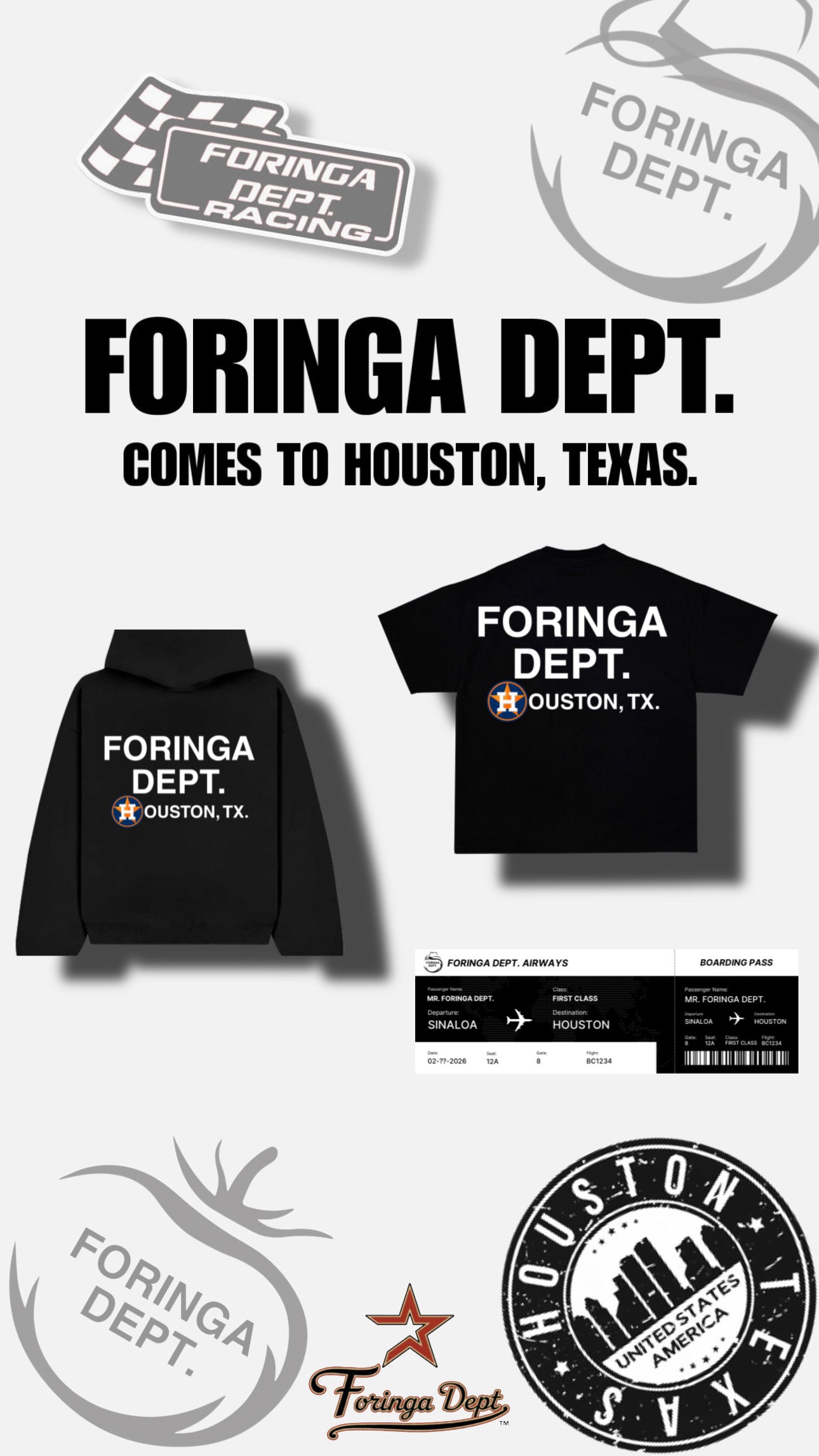 Foringa Dept. Houston Hoodie