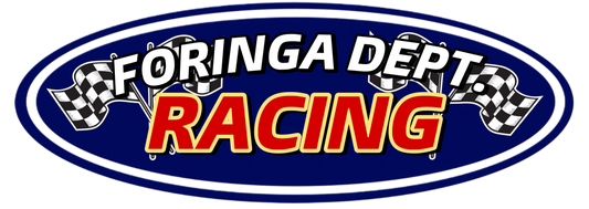 Foringa Dept. Racing Oval Decal 7”x2.6”