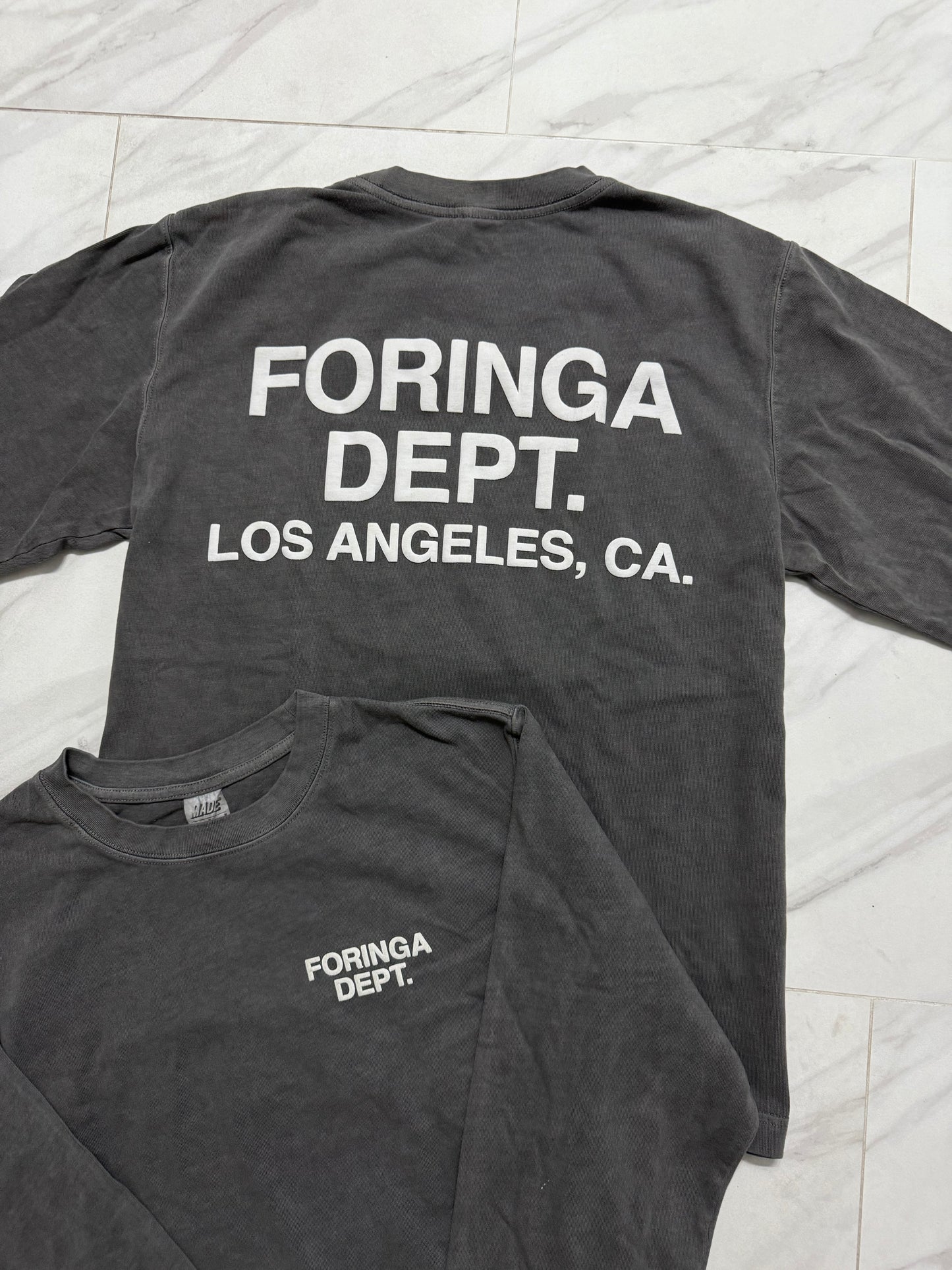 FDPT. Gray Long Sleeves LA