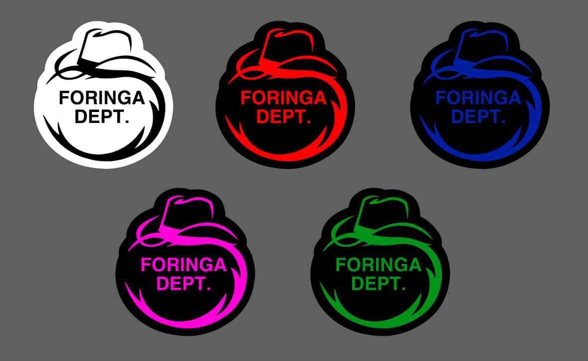 Foringa Dept. 4.7”x4.3” Sombrero Decal