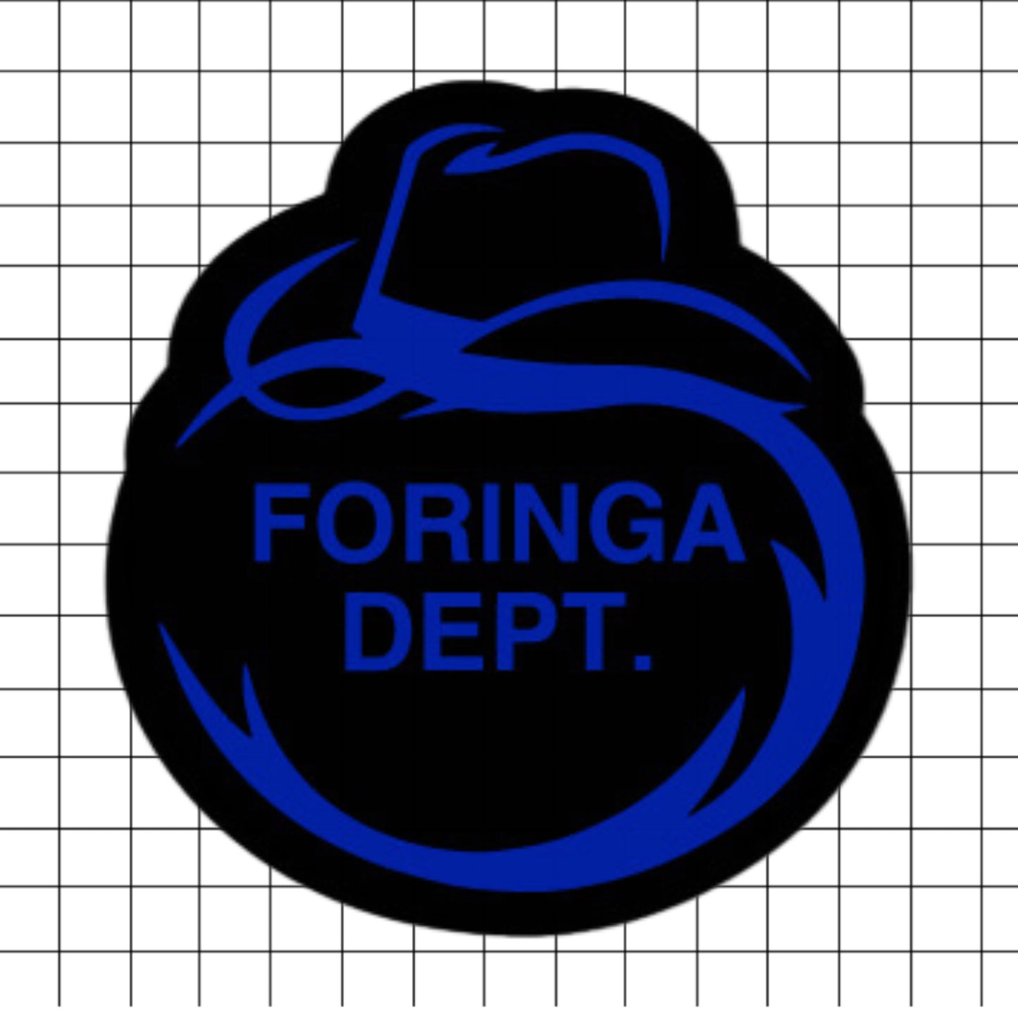 Foringa Dept. 4.7”Sombrero Decal