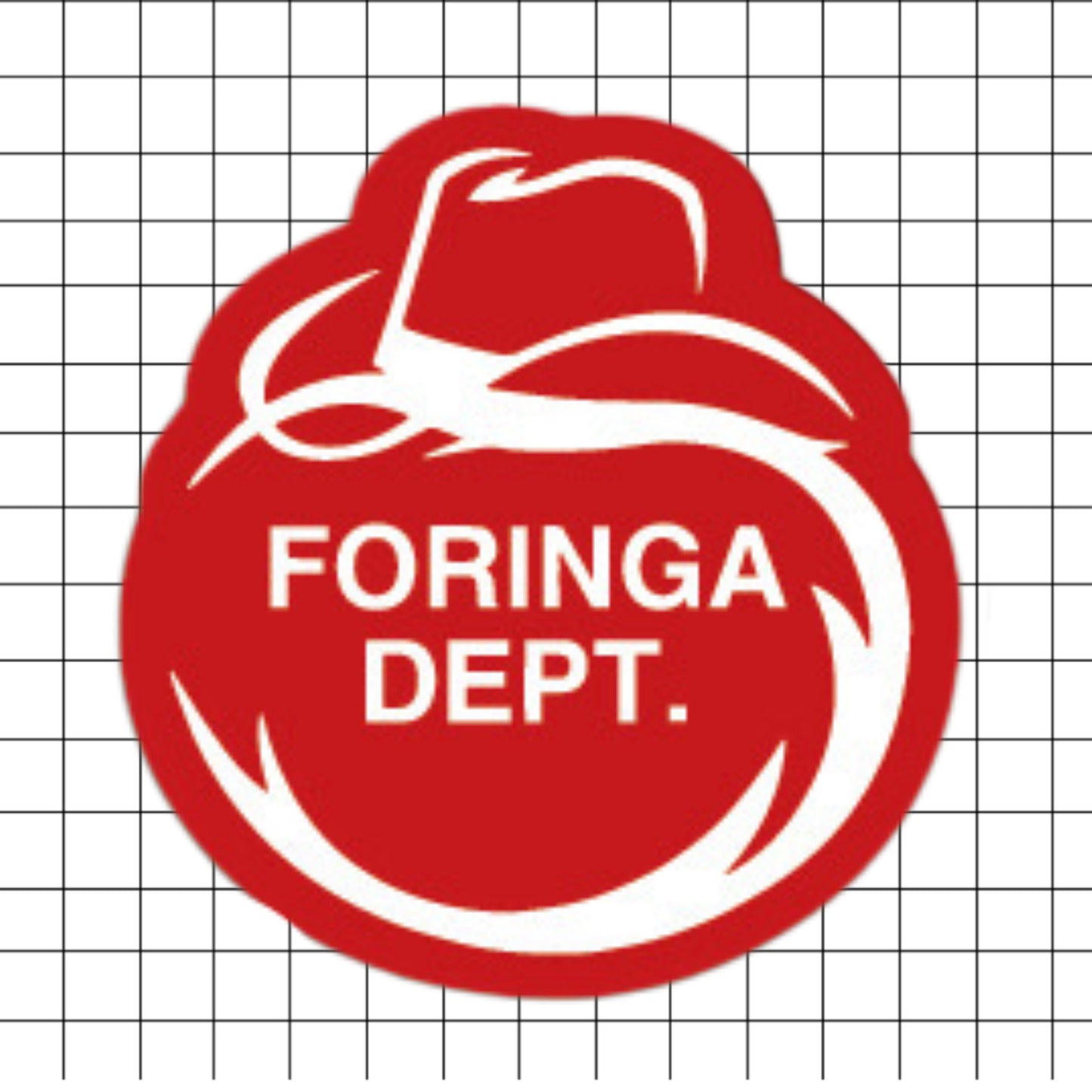 Foringa Dept. 4.7”Sombrero Decal